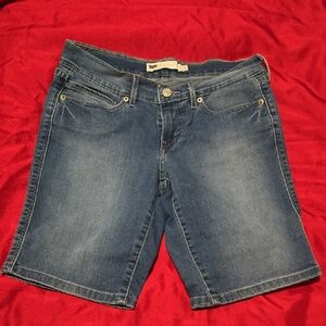 Blue Levi's Denim Shorts